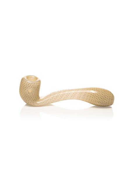GRAV Classic Sherlock Bubble Trap Hand Pipe in Amber - 6" Compact Design for Dry Herbs, Side View
