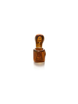 GRAV Classic Sherlock Hand Pipe in Amber - Compact 6" Borosilicate Glass Design for Dry Herbs