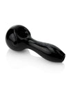 GRAV Classic Spoon in Black, 4" Compact Borosilicate Glass Hand Pipe, Side View