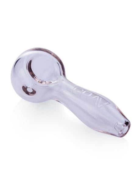 GRAV Classic Spoon in Lavender - 4" Portable Borosilicate Glass Hand Pipe with Deep Bowl