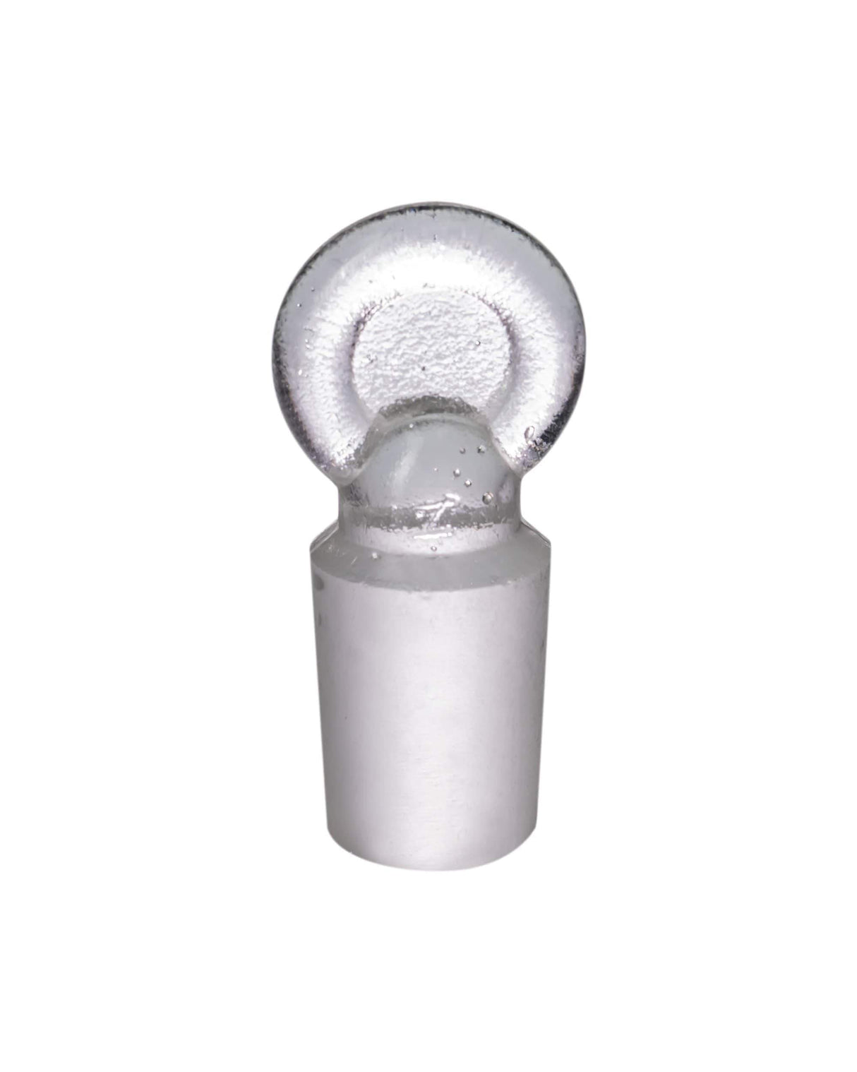 GRAV Borosilicate Glass Cleaning Plug for Bongs, Clear, 14mm - Front View