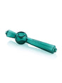GRAV Deco Steamroller in Lake Green - Compact 5.5" Hand Pipe with Deep Bowl - Side View