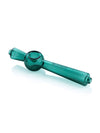 GRAV Deco Steamroller in Lake Green - Compact 5.5" Hand Pipe with Deep Bowl - Side View