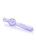 GRAV Deco Steamroller in Lavender - Compact 5.5" Glass Hand Pipe with Deep Bowl - Side View
