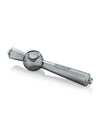 GRAV Deco Steamroller in Smoke - Compact 5.5" Hand Pipe with Deep Bowl - Side View