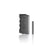 GRAV Dugout in Gunmetal - Compact Aluminum Hand Pipe with One Hitter - Front View