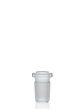 GRAV Borosilicate Glass Female to Male Flushmount Adaptor, 14mm Joint, Front View