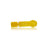 GRAV Frit Chillum in Goldenrod Yellow - Compact Hand Pipe Front View