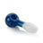 GRAV Frit Spoon Pipe in Periwinkle Blue, 4" Compact Borosilicate Glass, Side View