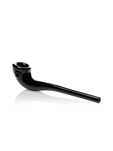 GRAV Gandalfini Glass Pipe in Black - Side View for Dry Herbs with Heavy Wall Design