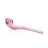 GRAV Gandalfini Glass Pipe in Pink - Side View for Dry Herbs with Deep Bowl