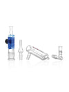 GRAV Glycerin Chiller Multi Kit in Blue with Hammer and Spoon Design, 8" Height, 14mm Female Joint