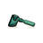 GRAV Hammer Hand Pipe in Lake Green - Durable Borosilicate Glass - Side View