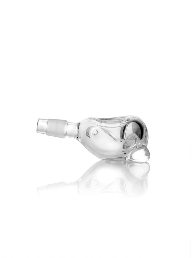 GRAV Helix™ Clear Multi Kit Spoonhead Attachment, 14mm, Side View on White Background