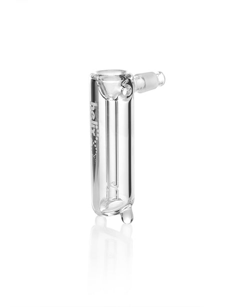 GRAV Helix 14mm Multi-purpose Kit Bubbler Attachment with Etch Design, Side View on White