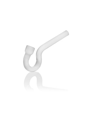 GRAV Hook Hitter in Cloud White - Borosilicate Glass Hand Pipe for Dry Herbs, 4" Size