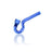 GRAV Hook Hitter Hand Pipe in Light Cobalt - Side View on White Background