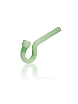 GRAV Hook Hitter in Mint Green, 4" Borosilicate Glass Hand Pipe for Dry Herbs, Side View