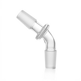Grav Labs Glass Adaptor - 19mm Female to 14mm Female, Angled View on White Background