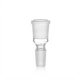 Grav Labs 19mm to 14mm Glass Reduction Adaptor, Clear, Front View