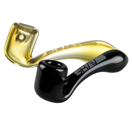 GRAV Labs 6" Classic Sherlock Hand Pipe in Assorted Colors with Deep Bowl