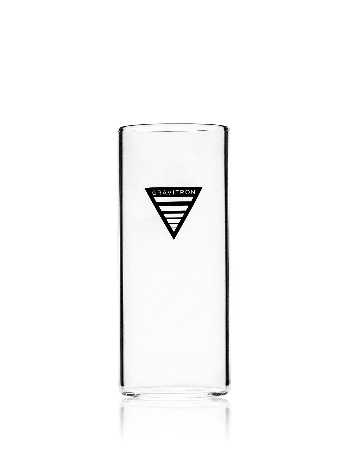 GRAV Large Gravitron Replacement Vase - Clear Glass Front View