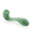 GRAV Large Sherlock Hand Pipe in Mint Green, Portable 6" Borosilicate Glass, Side View