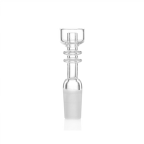 GRAV Male Domeless Quartz Nail with 14mm Joint for Dab Rigs - Front View