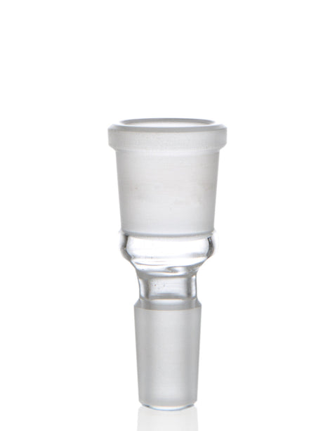 GRAV Male to Female Glass Adaptor, 14mm, 2" Height - Clear, Front View