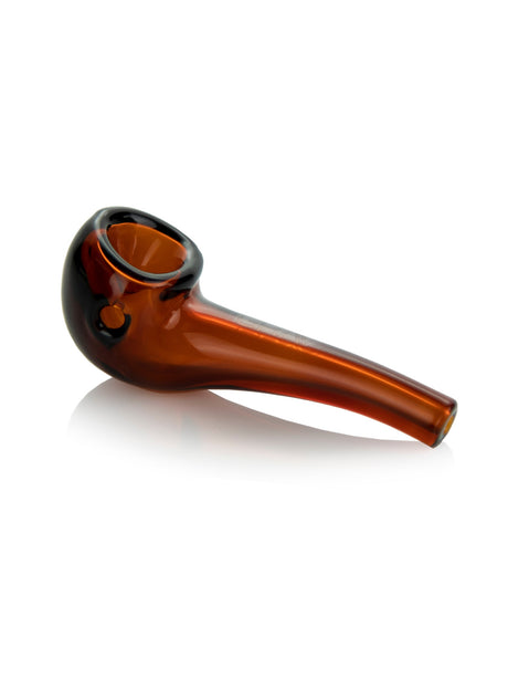 GRAV Mini Mariner Sherlock in Amber, Compact Borosilicate Glass Hand Pipe, Side View