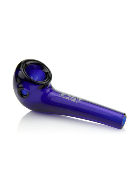 GRAV Mini Mariner Sherlock pipe in blue with deep bowl, compact design, 3" size on white background