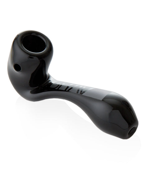 GRAV Mini Sherlock Hand Pipe in Black - Compact 4" Borosilicate Glass with Deep Bowl