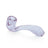 GRAV Mini Sherlock Hand Pipe in Lavender, Compact 4" Borosilicate Glass, Angled Side View