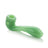 GRAV Mini Sherlock Hand Pipe in Mint Green with Ergonomic Design - Front View