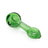 GRAV Mini Spoon Pipe in Green, 3" Compact Borosilicate Glass, Side View
