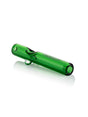 GRAV Mini Steamroller 5'' in Green - Borosilicate Glass Hand Pipe Side View