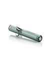 GRAV Mini Steamroller 5'' in Smoke Color, Borosilicate Glass, Side View on White Background