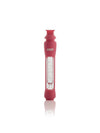 GRAV Octotaster with Silicone Skin in Pink, 12mm Borosilicate Glass One-Hitter, Front View
