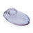 GRAV Pebble Spoon in Lavender - Compact Borosilicate Glass Hand Pipe for Dry Herbs, Side View