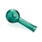 GRAV Pinch Spoon Pipe in Lake Green - Compact Borosilicate Glass Hand Pipe, 3.25" Length