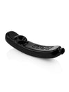 GRAV Rocker Steamroller in Black - Side View on White Background, Portable Borosilicate Glass Hand Pipe