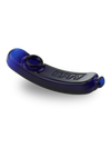 GRAV Rocker Steamroller in Blue - Compact Borosilicate Glass Hand Pipe with Heavy Wall