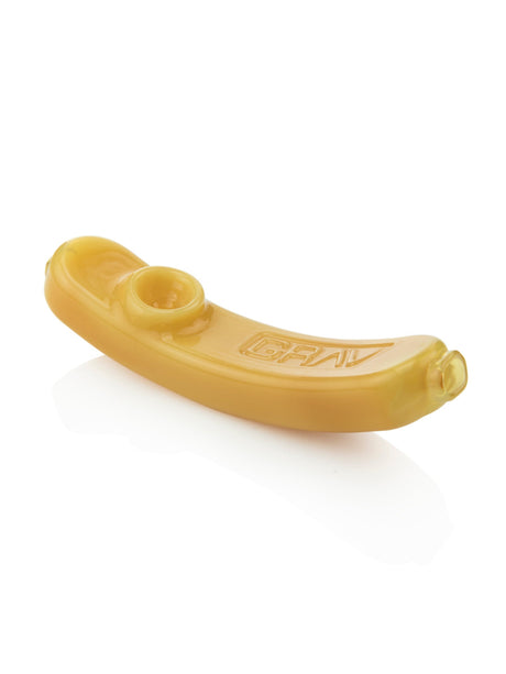 GRAV Rocker Steamroller in Amber - Compact Hand Pipe with Heavy Wall Design