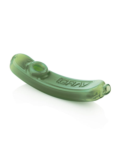 GRAV Rocker Steamroller in Amber - Compact Borosilicate Glass Hand Pipe with Deep Bowl