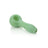 GRAV Sandblasted Spoon Hand Pipe in Mint - Compact 4" Borosilicate Glass with Deep Bowl