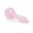 GRAV Sandblasted Spoon in Pink - Compact 4" Borosilicate Glass Hand Pipe with Deep Bowl