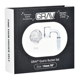 GRAV Seamless Quartz Banger Set | 4pc | 14mm M