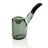 GRAV Sitter Sherlock Pipe in Smoke color, 5" height, 44mm diameter, Borosilicate Glass, side view