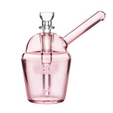 GRAV Slush Cup Pocket Bubbler in Borosilicate Glass, 4.25" with 10mm Female Joint, Front View