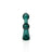 GRAV Small Bell Chillum in Lake Green, Compact Borosilicate Glass Hand Pipe, Front View